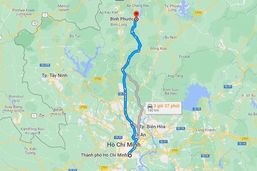 Hành Trình HCM – Bình Phước: Vì Sao Xe Limousine Chất Lượng Cao Là Giải Pháp Tuyệt Đối Cho Các KCN?