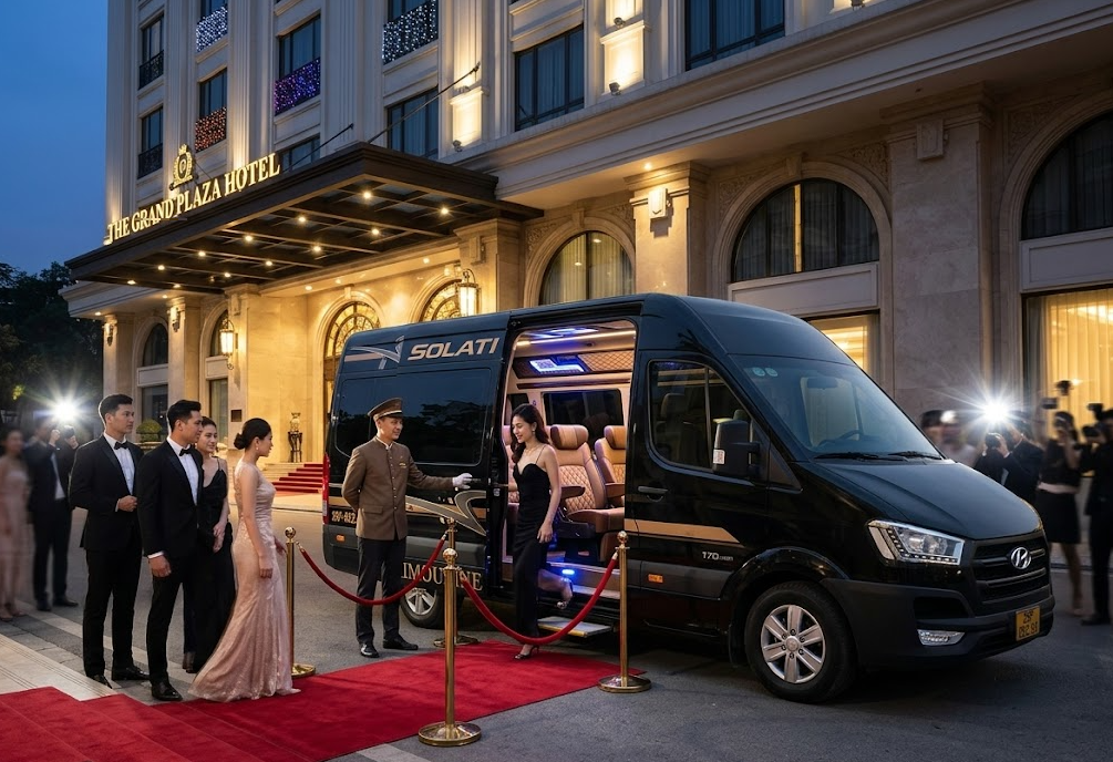 Xe Limousine Đưa Đón Sang Trọng Cho Tiệc Tối & Sự Kiện (Gói 2.5 Tiếng)